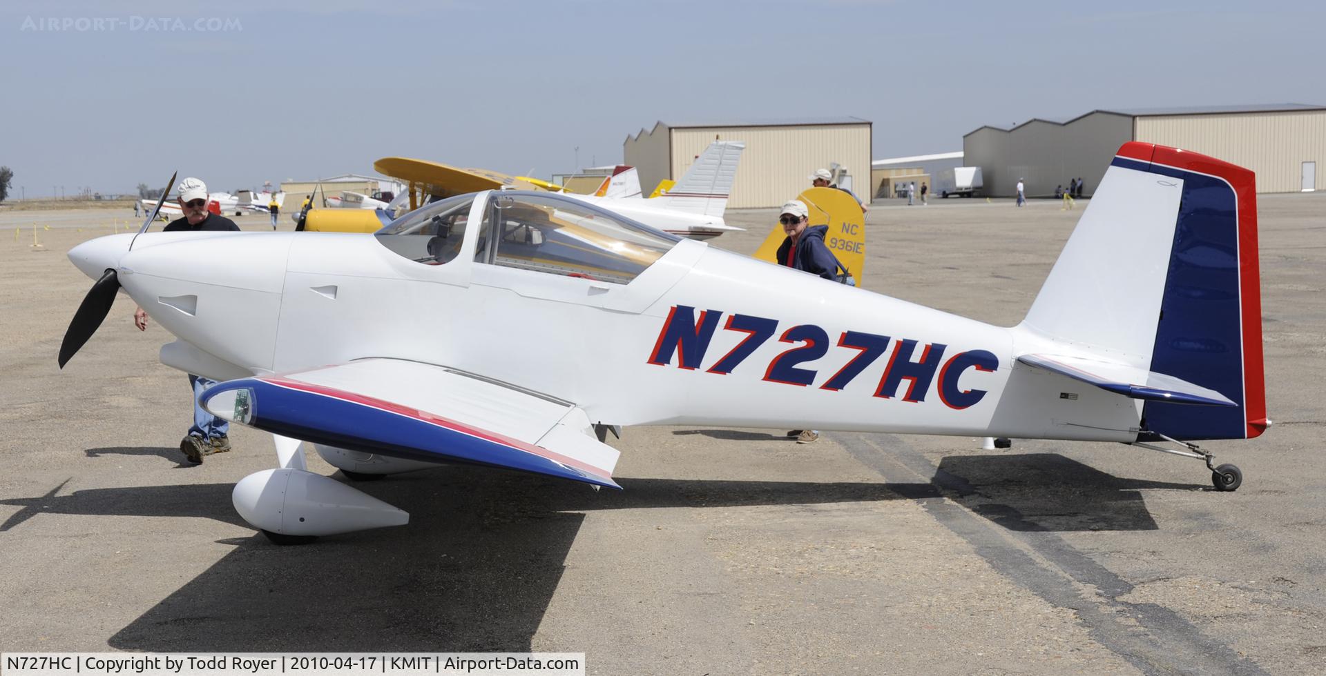 N727HC, 2008 Vans RV-7 C/N 71540, Minter Field fly in 2010