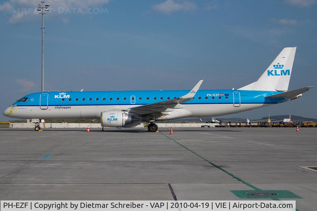 PH-EZF, 2009 Embraer 190LR (ERJ-190-100LR) C/N 19000304, KLM Embraer 190