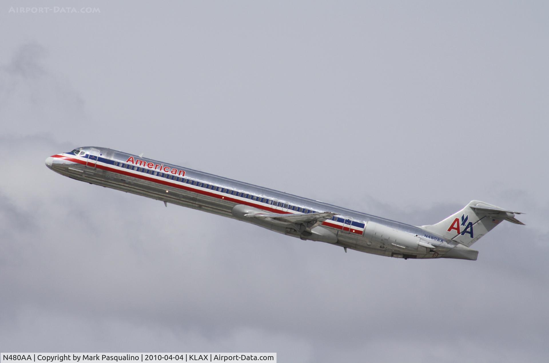 N480AA, 1988 McDonnell Douglas MD-82 (DC-9-82) C/N 49655, MD-82