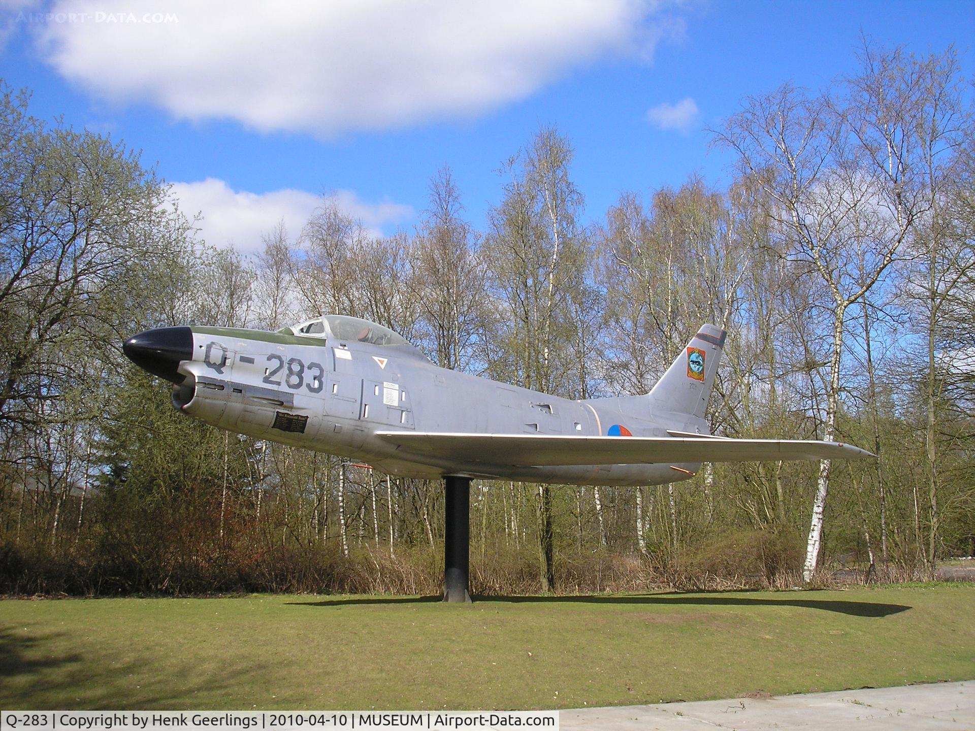 Q-283, 1955 North American F-86K Sabre C/N 213-53, MLM Dutch AF Museum - Soesterberg