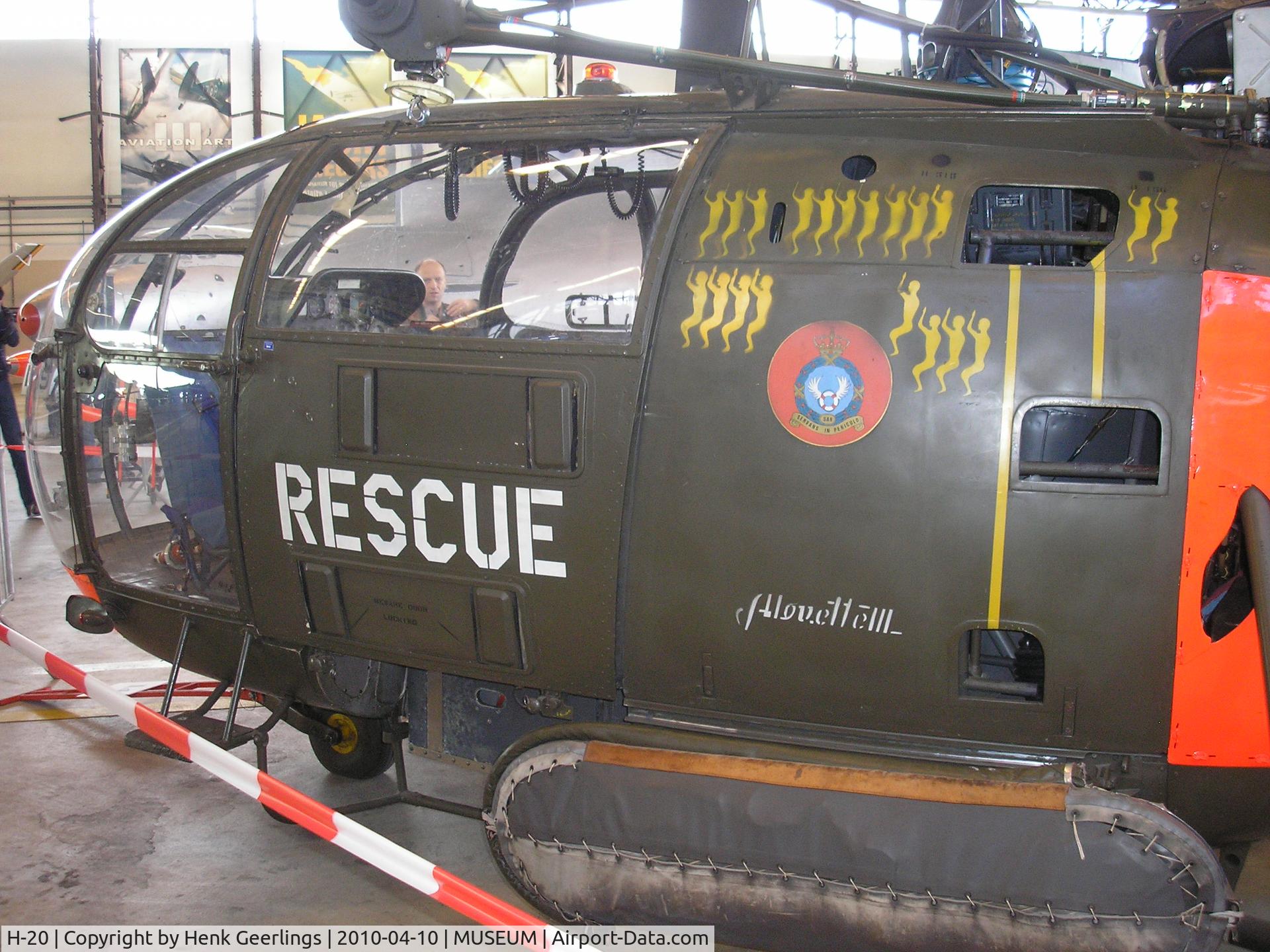 H-20, Sud SE-3160 Alouette III C/N 1320, MLM Dutch AF Museum - Soesterberg