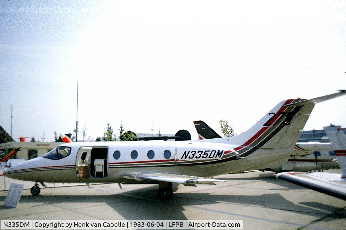 N335DM, 1983 Mitsubishi MU-300 Diamond 1A C/N A048SA, Mitsubishi Diamond at Le Bourget in 1983.