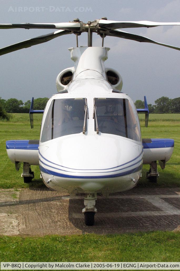 VP-BKQ, Bell 430 C/N 49008, Bell 430 at Bagby Airfield during a re-fuelling stop in 2005.