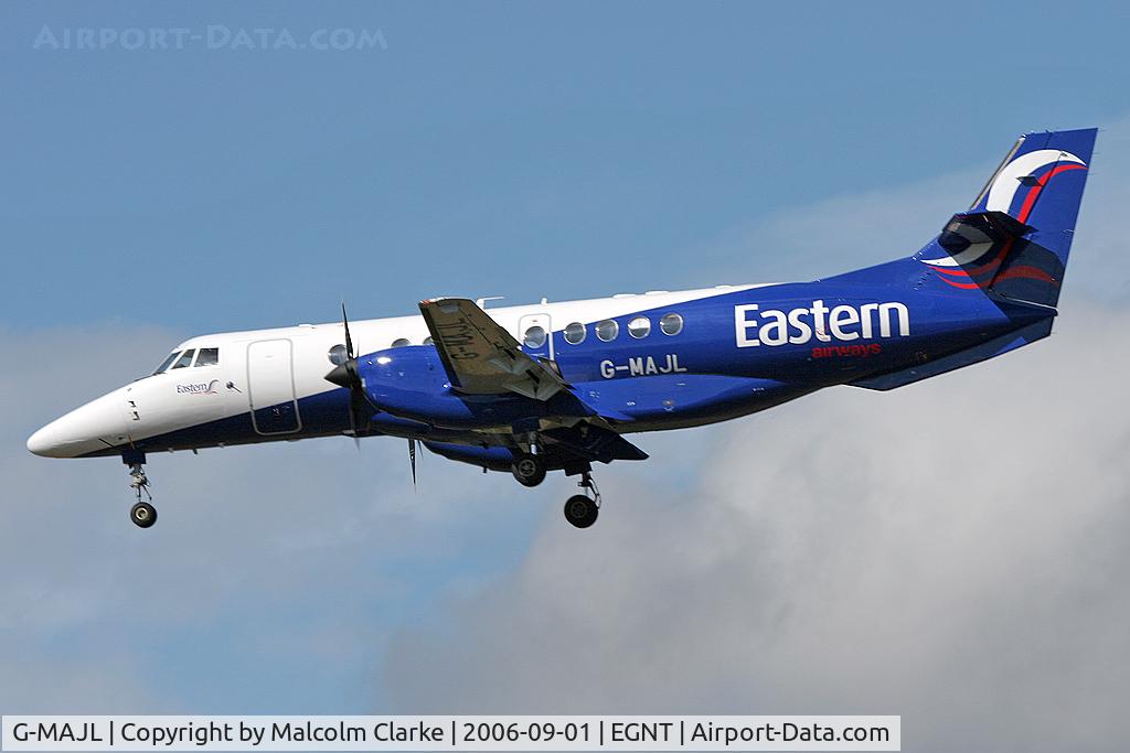 G-MAJL, 1996 British Aerospace Jetstream 41 C/N 41087, British Aerospace Jetstream 41 on finals to 25 at Newcastle Airport in 2006.