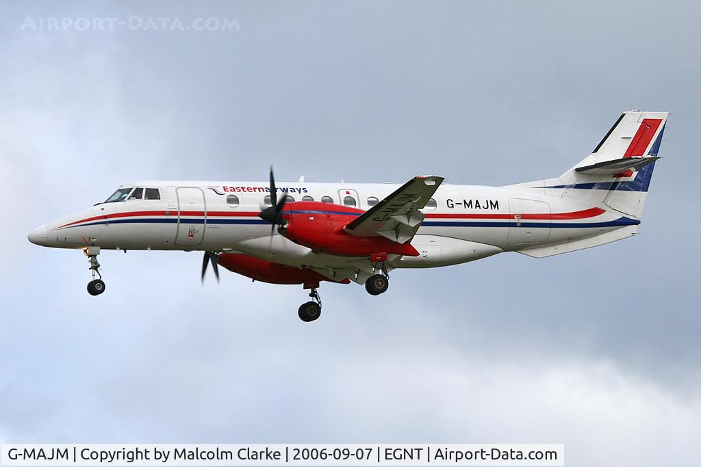 G-MAJM, 1996 British Aerospace Jetstream 41 C/N 41096, British Aerospace Jetstream 41 on finals to 25 at Newcastle Airport in 2006.