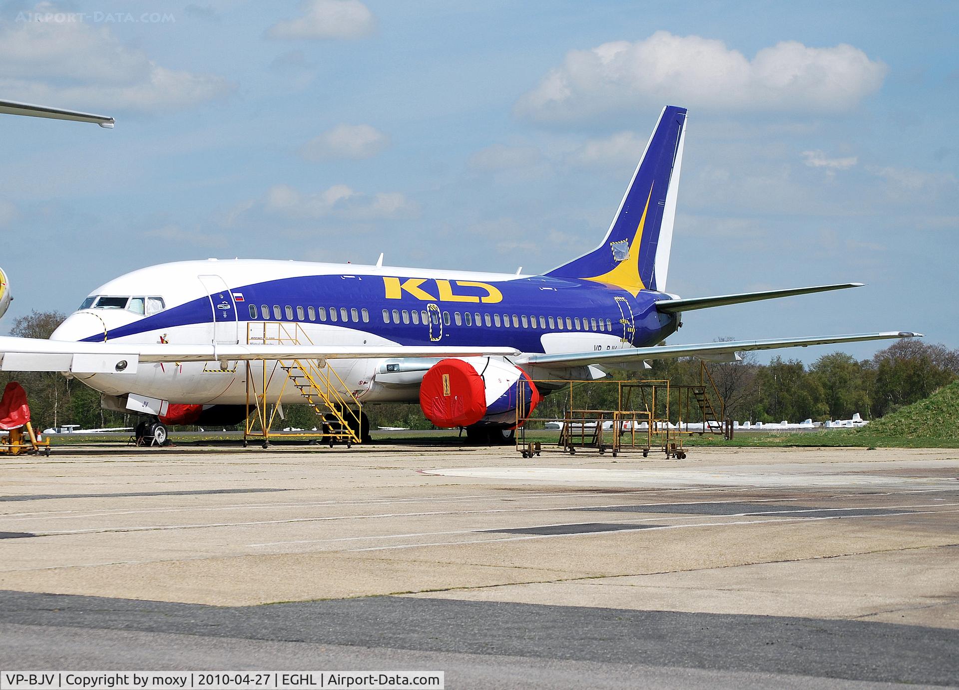 VP-BJV, 1986 Boeing 737-3Q8 C/N 23507, Boeing 737-3Q8 Cn 23507 Stored Lasham