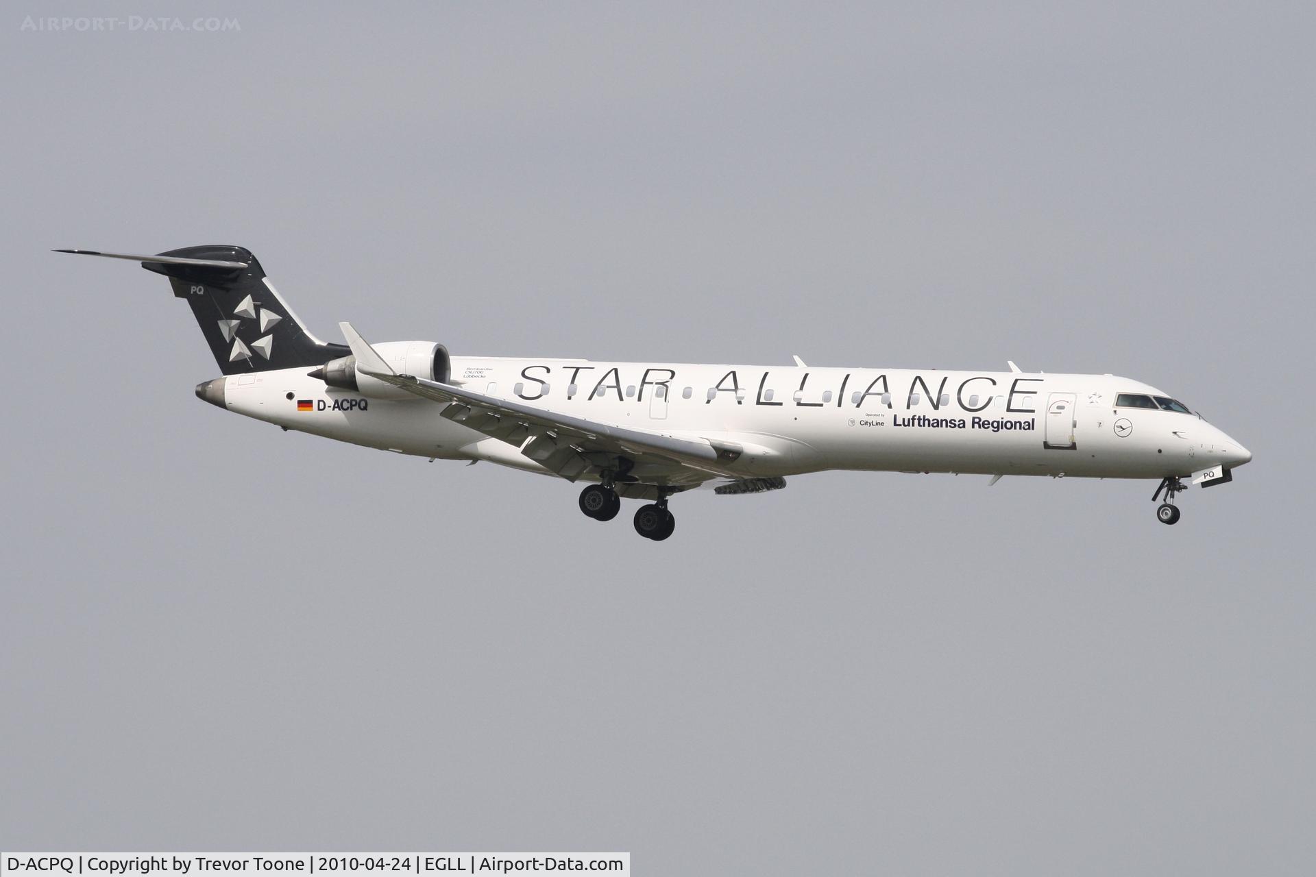 D-ACPQ, 2003 Canadair CRJ-700 (CL-600-2C10) Regional Jet C/N 10091, Canadair RJ700, c/n: 10091