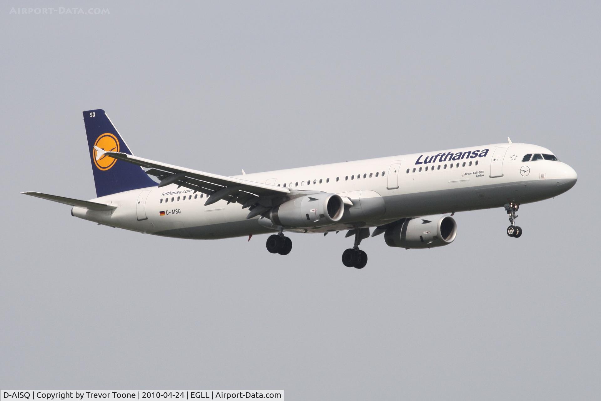 D-AISQ, 2009 Airbus A321-231 C/N 3936, Airbus A321-231, c/n: 3936