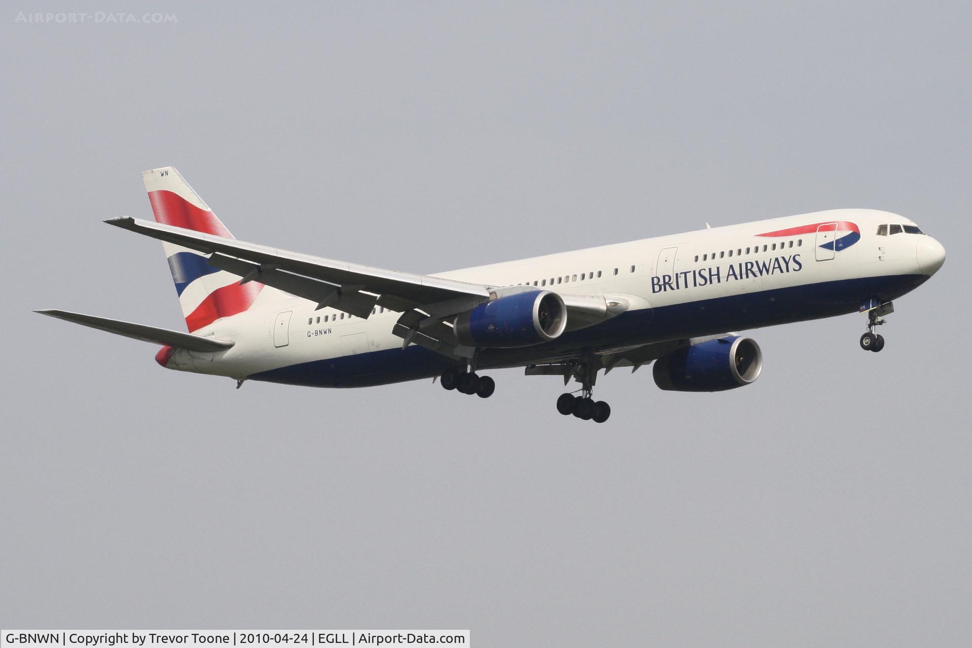 G-BNWN, 1991 Boeing 767-336 C/N 25444, BOEING 767-336, c/n: 25444