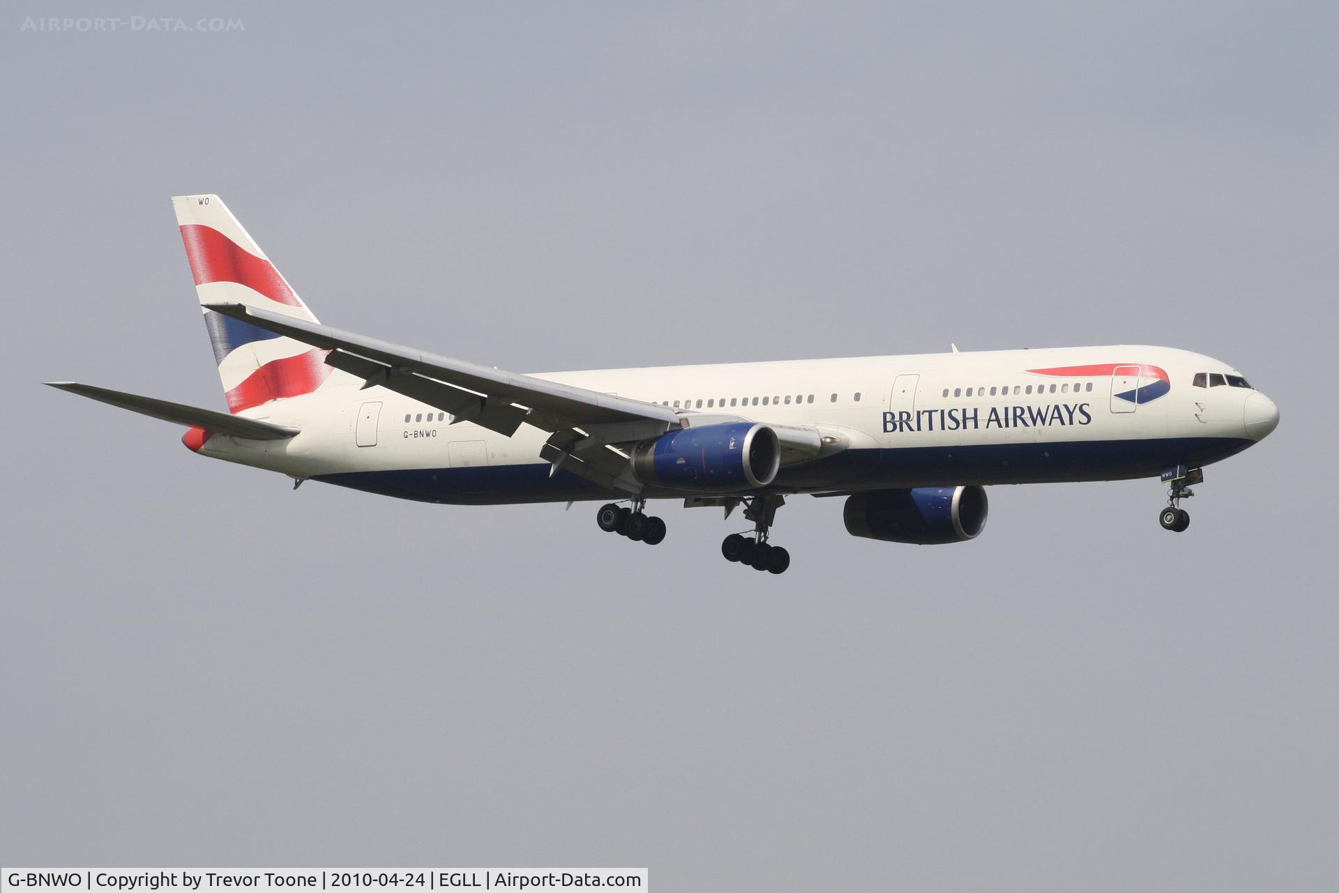 G-BNWO, 1992 Boeing 767-336 C/N 25442, BOEING 767-336, c/n: 25442