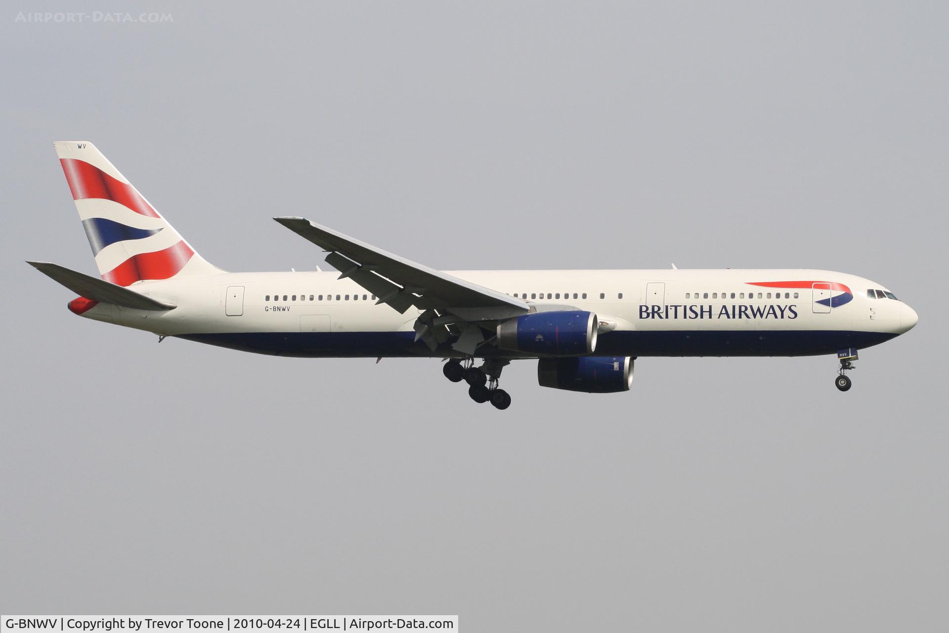 G-BNWV, 1993 Boeing 767-336 C/N 27140, BOEING 767-336, c/n: 27140
