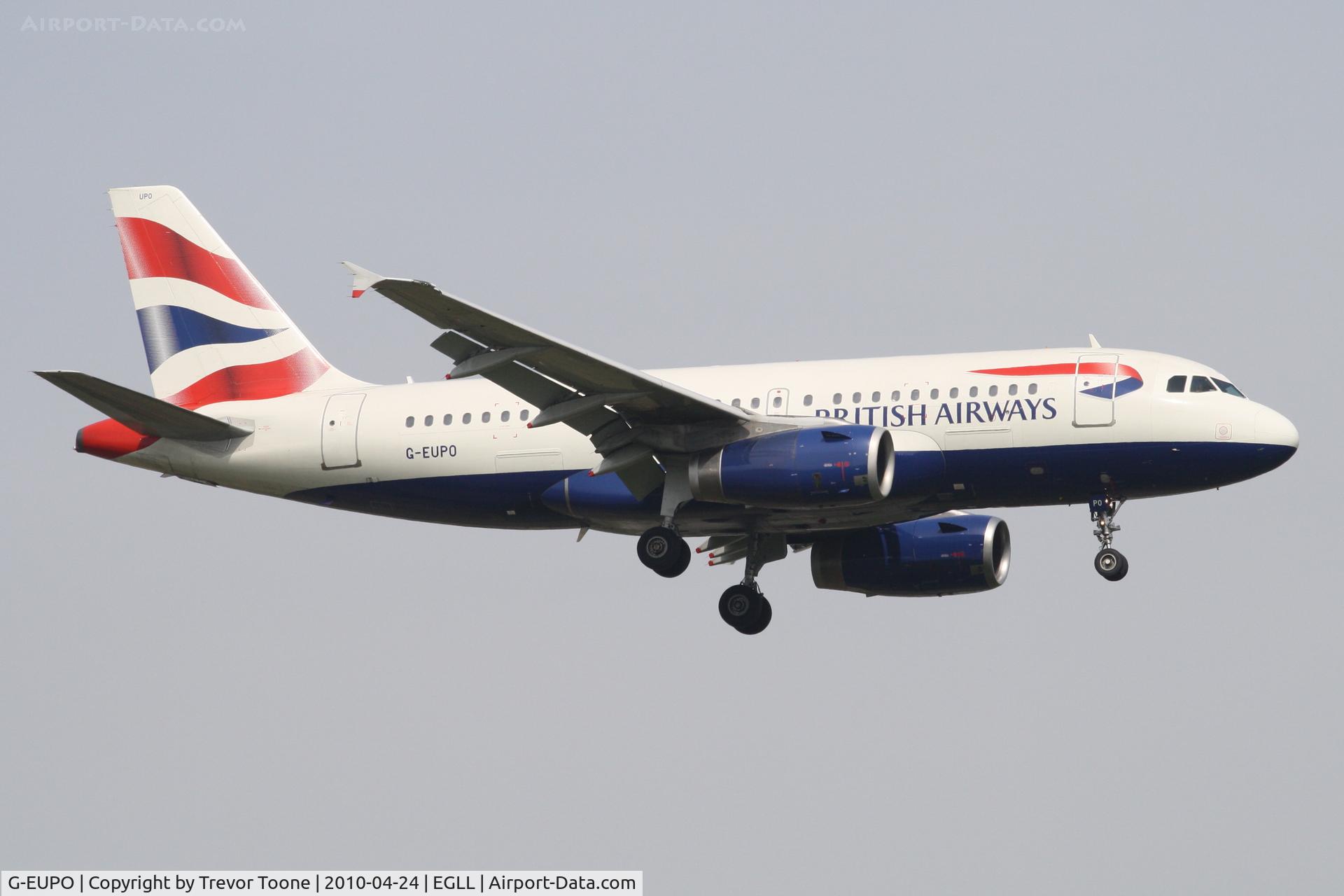 G-EUPO, 2000 Airbus A319-131 C/N 1279, AIRBUS A319-131, c/n: 1279