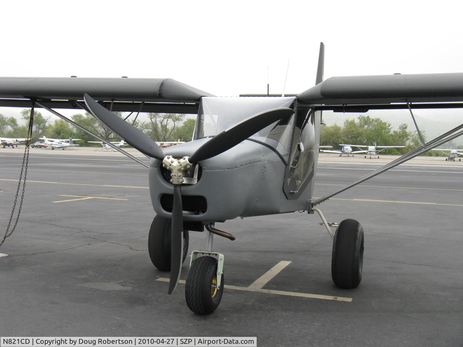 N821CD, Zenith STOL CH-701 C/N 7-4094, 2010 Desmond ZENITH CH701, three-blade scimitar prop