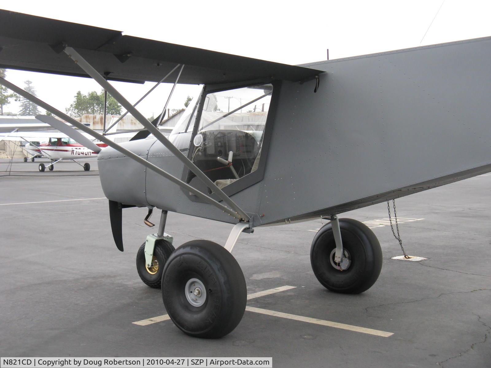 N821CD, Zenith STOL CH-701 C/N 7-4094, 2010 Desmond ZENITH CH701, BIG wheels for unprepared strips