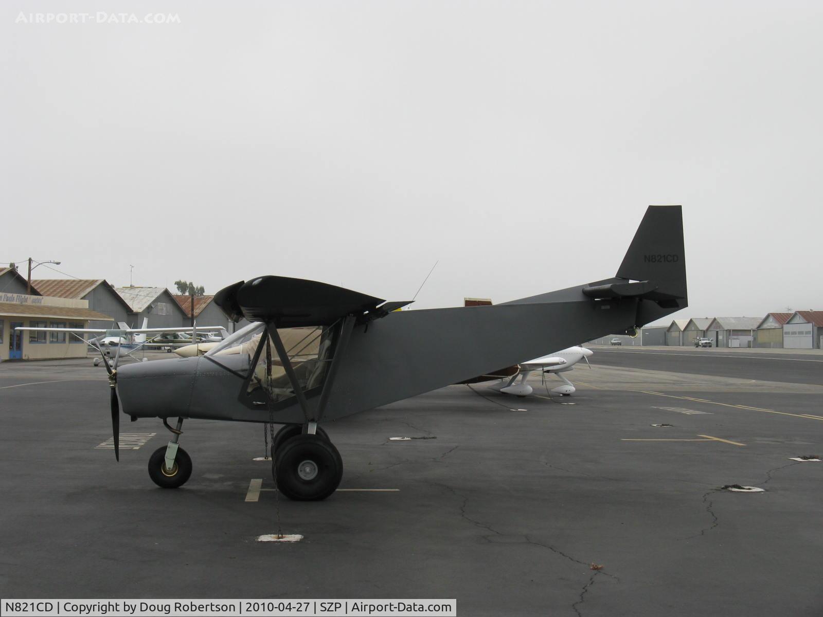 N821CD, Zenith STOL CH-701 C/N 7-4094, 2010 Desmond ZENITH CH701, fixed slat high-lift STOL wing