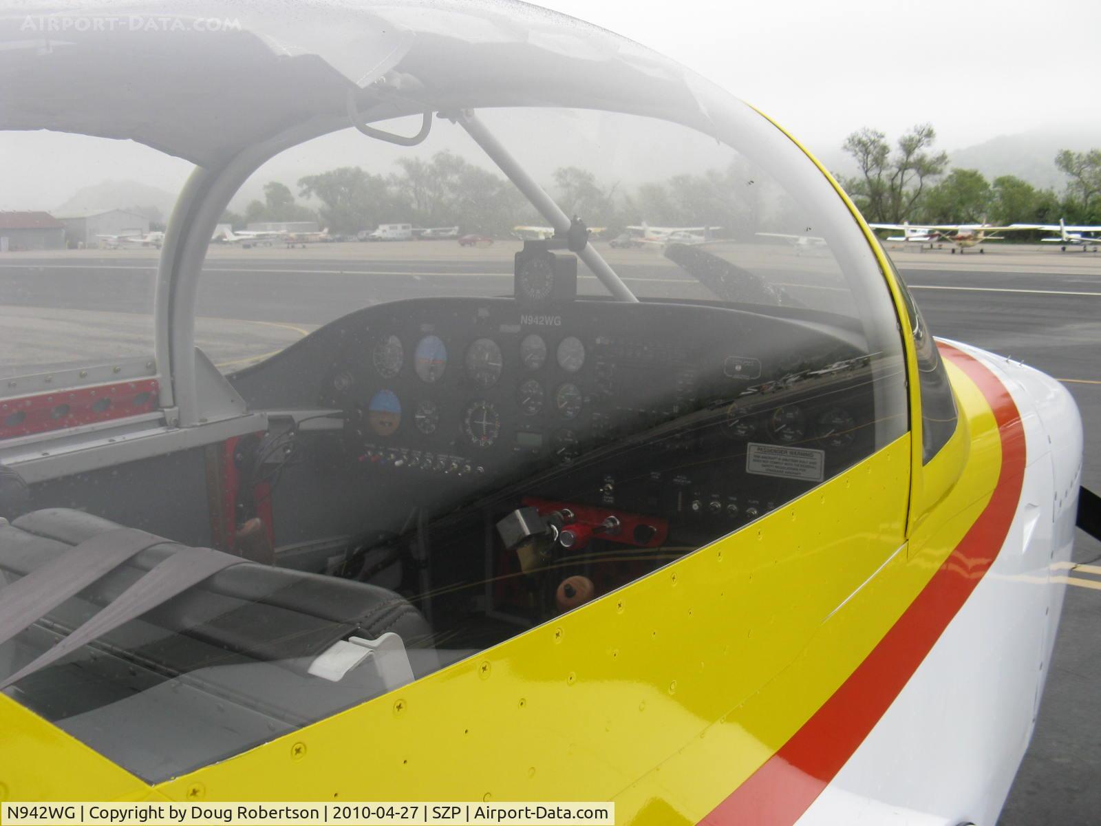 N942WG, 2007 Vans RV-9A C/N 90013, 2007 Wiechman/Garboden  VAN's RV-9A, Lycoming O-235-L2C 110 Hp, good panel