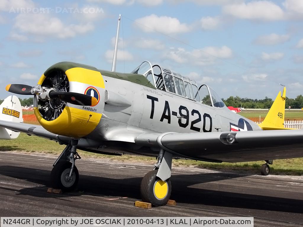 N244GR, 1944 North American AT-6F C/N 121-42642, @KLAL