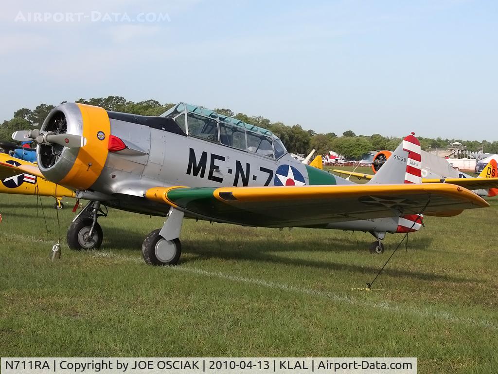 N711RA, 1943 North American SNJ-5C Texan Texan C/N 88-14800, @KLAL