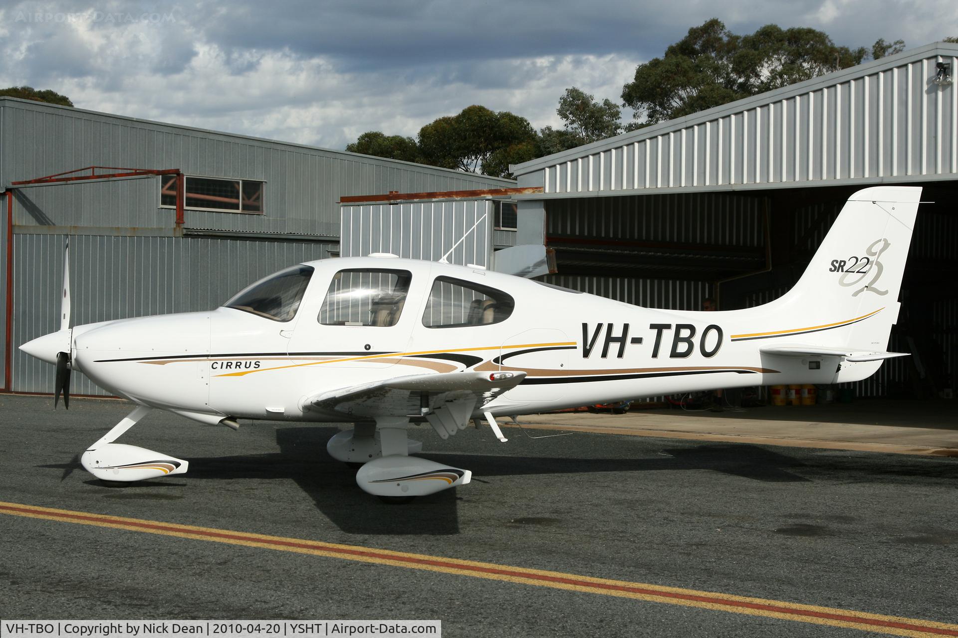 VH-TBO, 2004 Cirrus SR22 G2 C/N 0849, YSHT