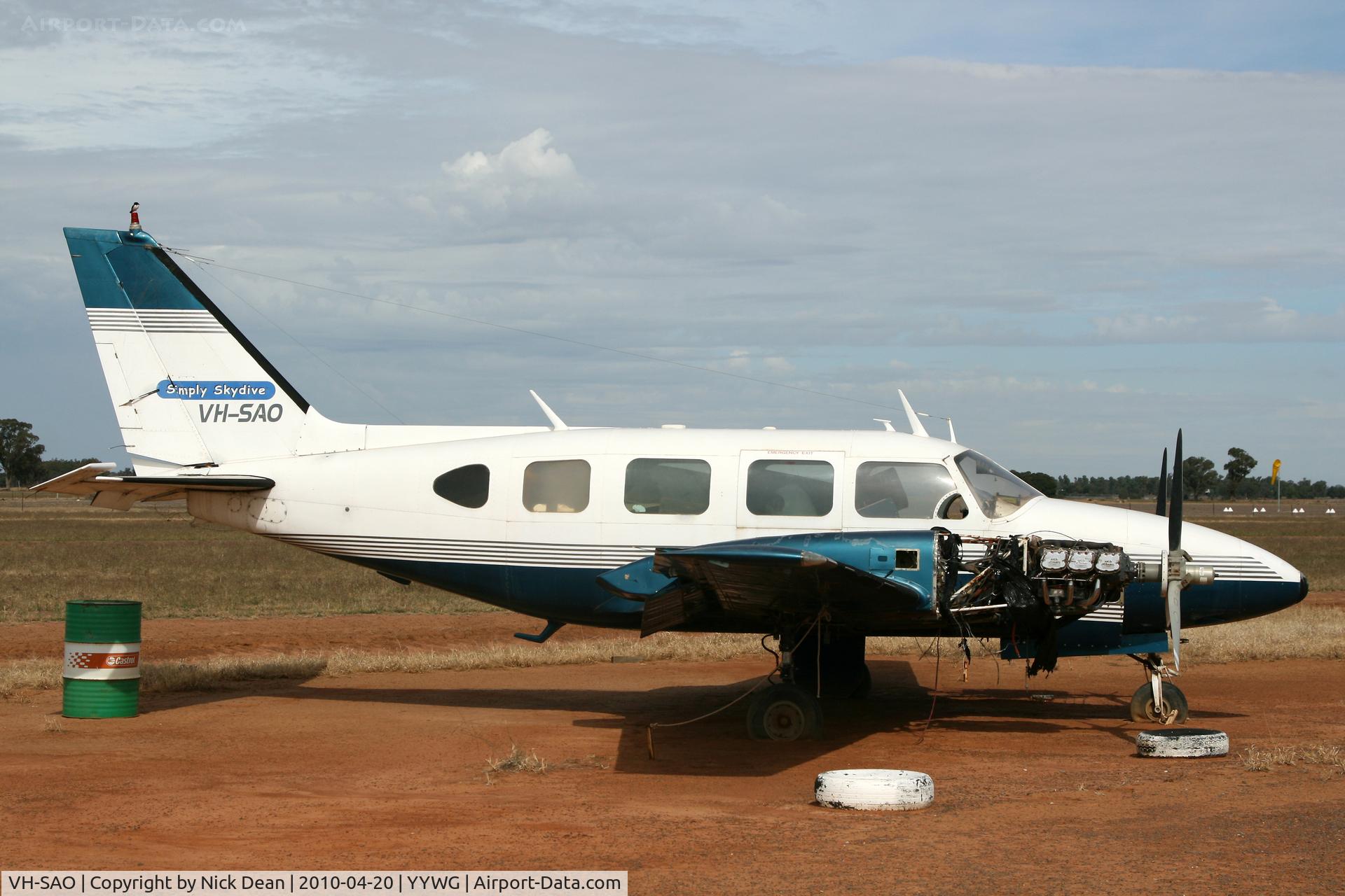 VH-SAO, 1971 Piper PA-31/A1 C/N 31-676, YYWG