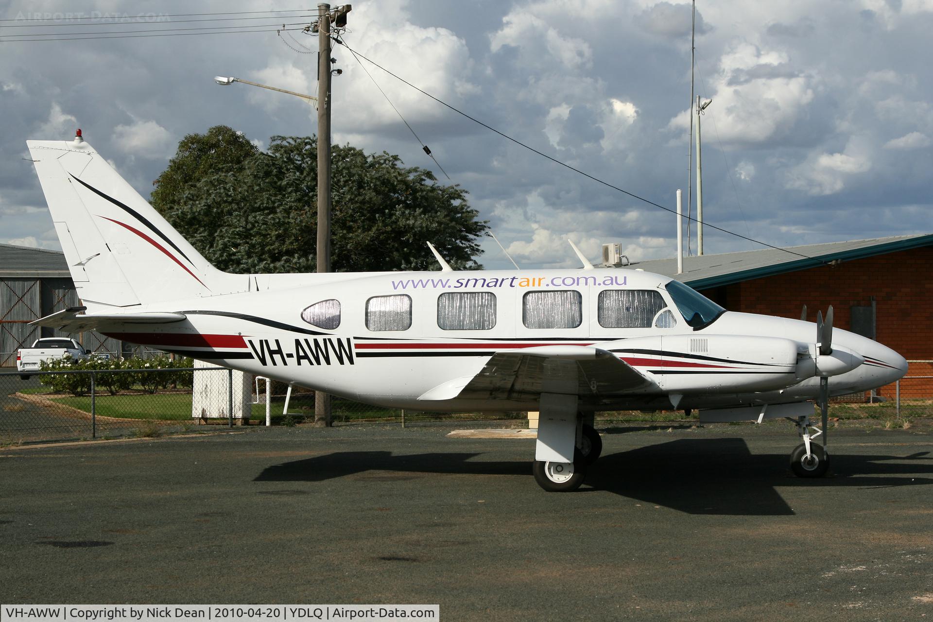 VH-AWW, 1968 Piper PA-31 Navajo C/N 31-286, YDLQ