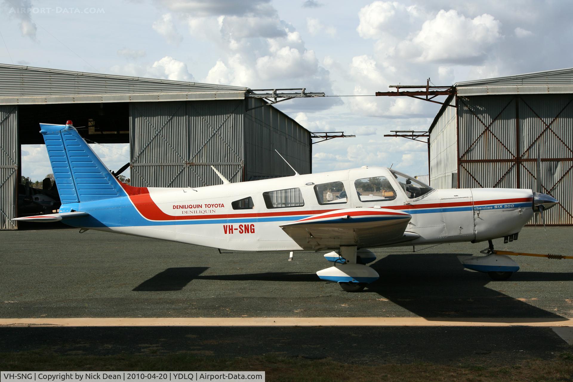 VH-SNG, 1975 Piper PA-32-300 Cherokee Six C/N 32-7640018, YDLQ