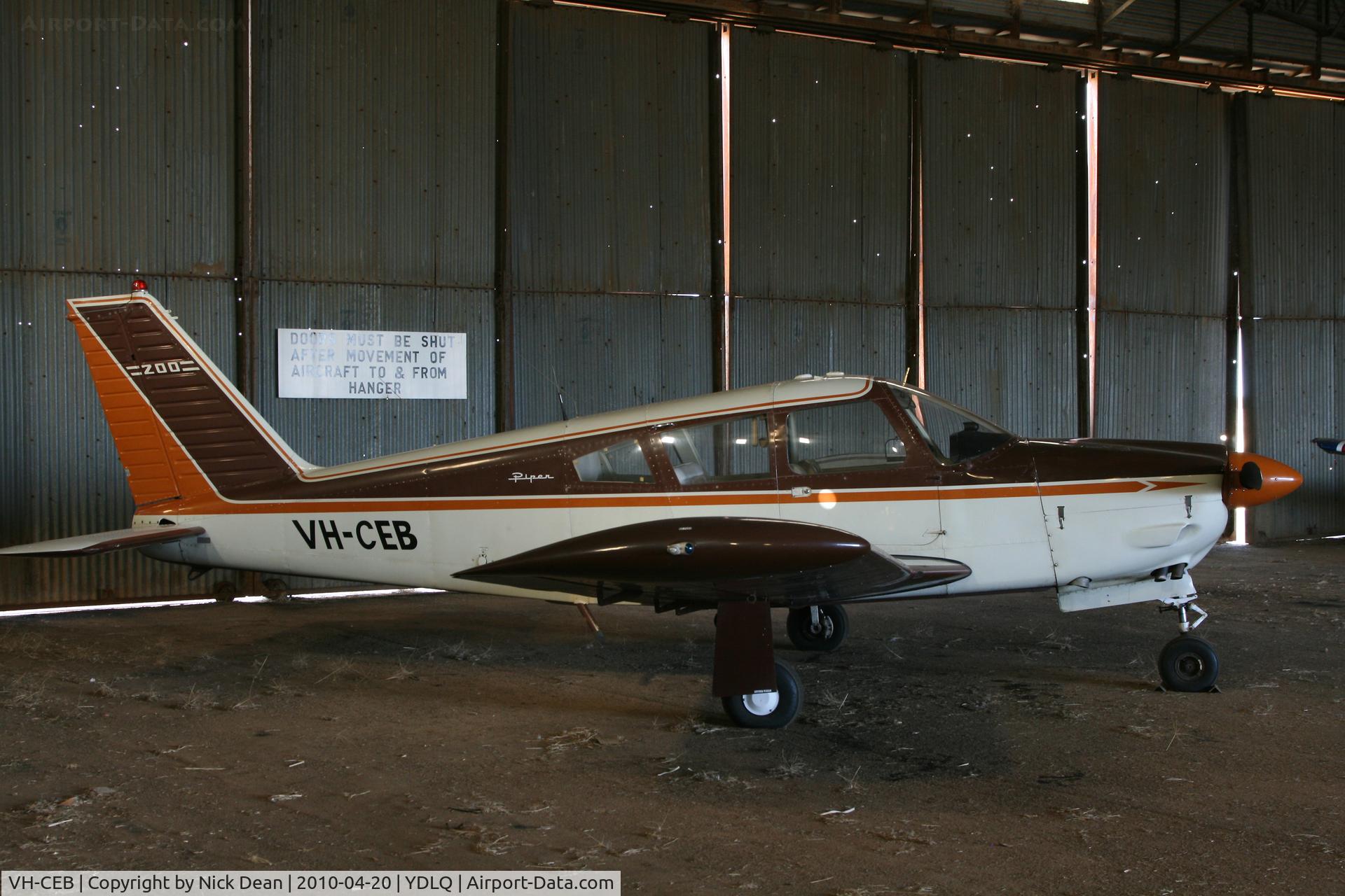 VH-CEB, 1969 Piper PA-28R-200 C/N 28R-35008, YDLQ