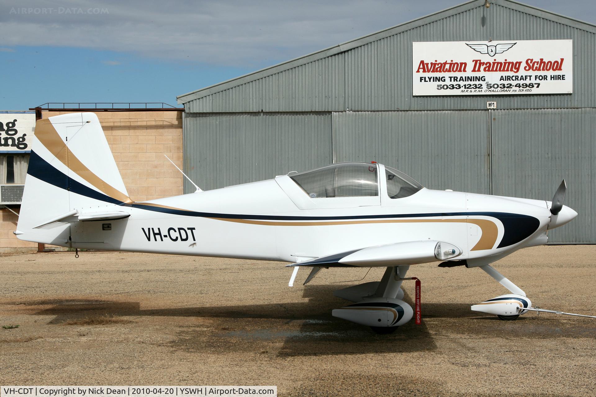 VH-CDT, Vans RV-7 C/N 72411, YSWH