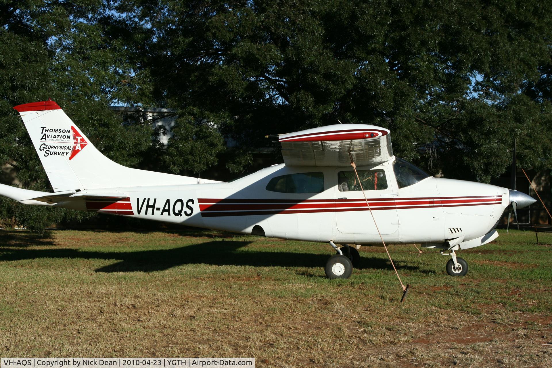 VH-AQS, 1973 Cessna 210L Centurion C/N 210-59952, YGTH