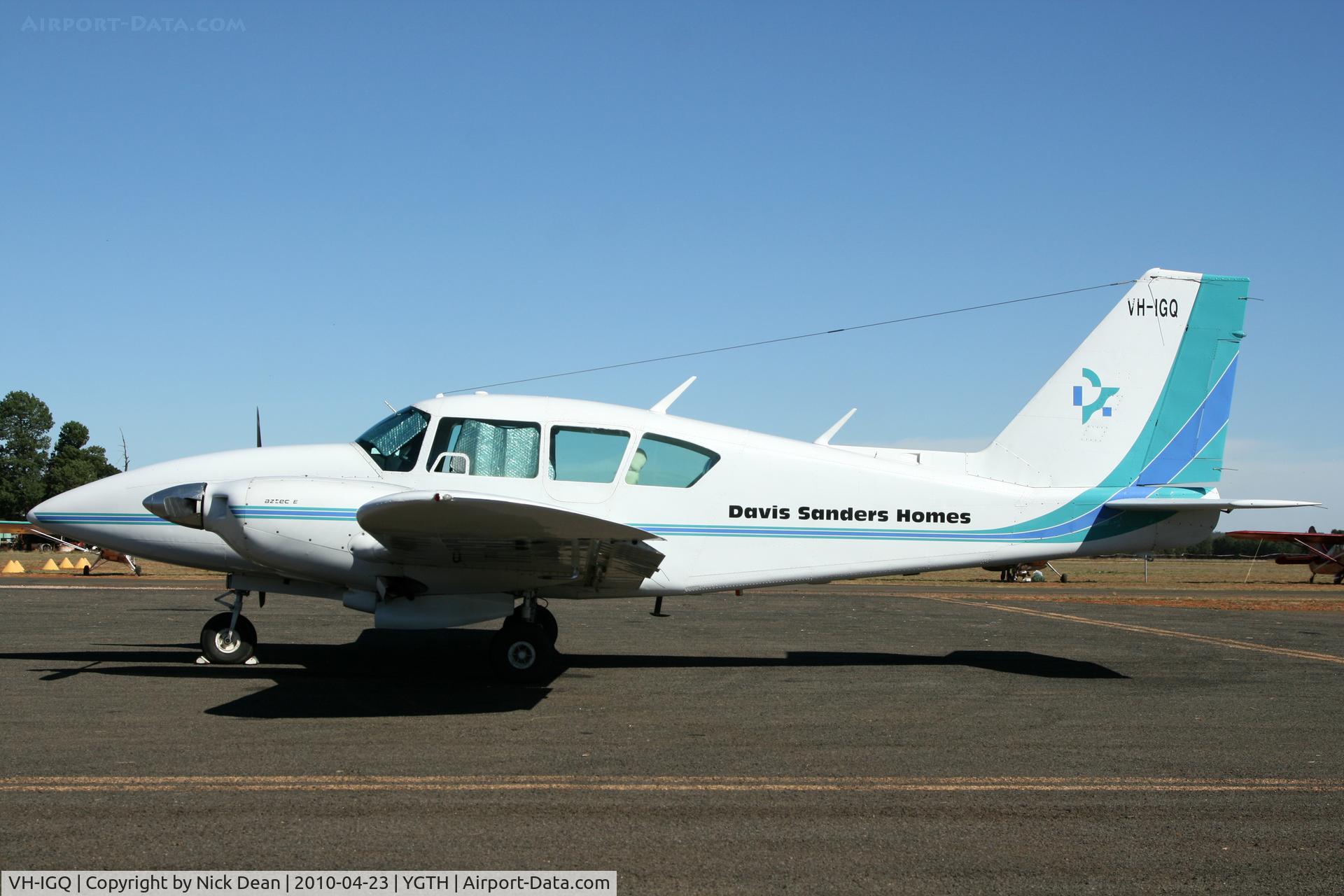 VH-IGQ, 1975 Piper PA-23-250 C/N 27-7554013, YGTH