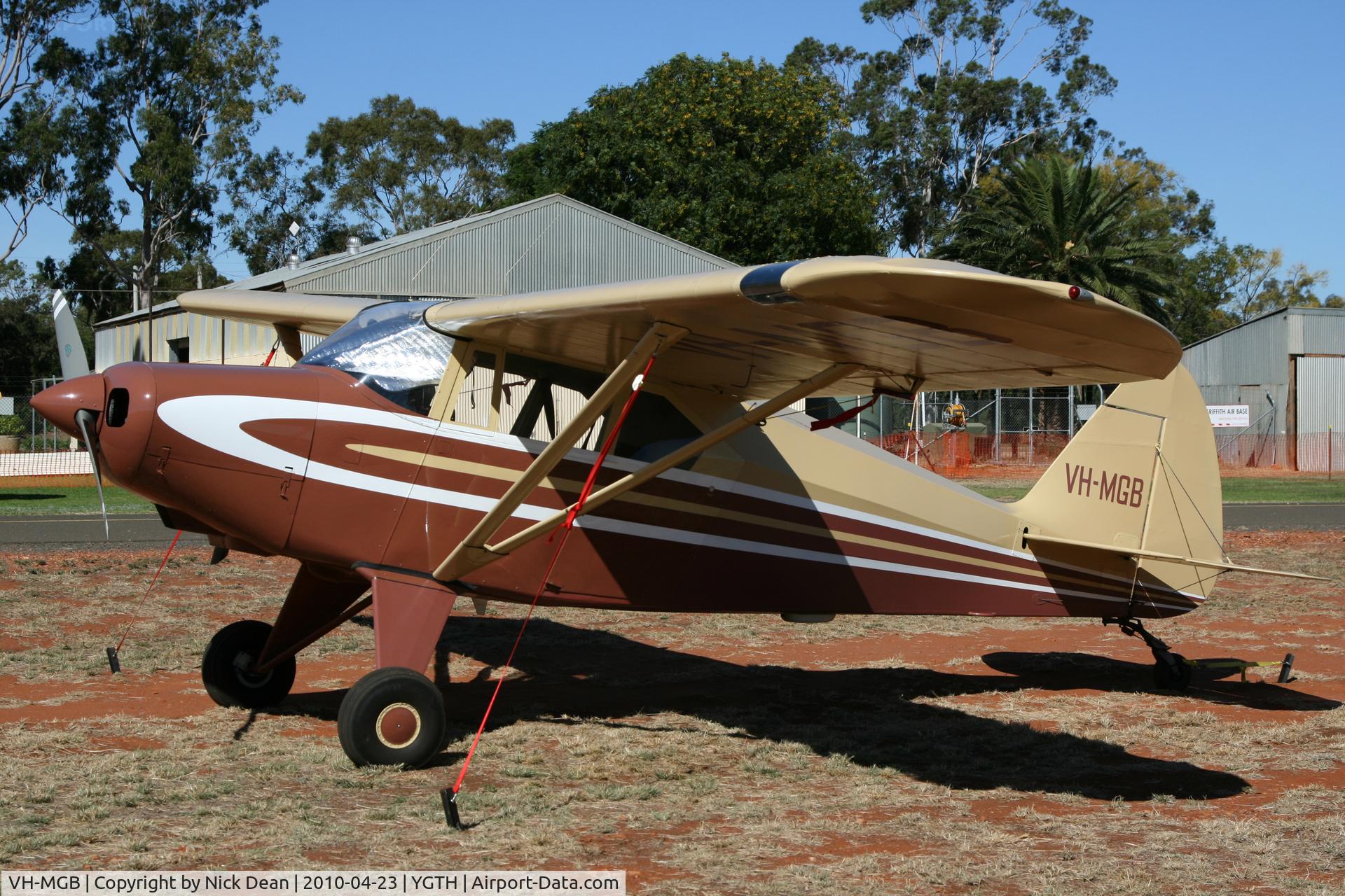 VH-MGB, 1959 Piper PA-22-150 Tri-Pacer C/N 22-6867, YGTH
