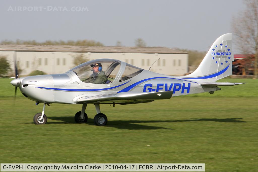 G-EVPH, 2009 Aerotechnik EV-97 Eurostar SL C/N LAA 315B-14951, Aerotechnik EV-97 Eurostar SL at Breighton Airfield in 2010.