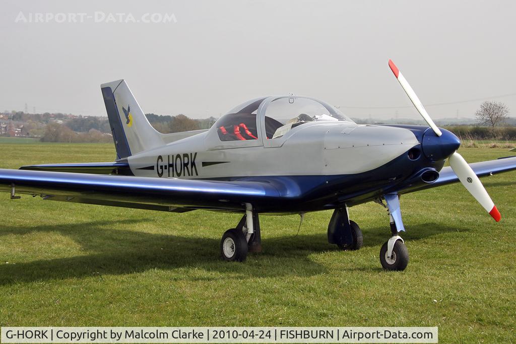G-HORK, 2007 Alpi Aviation Pioneer 300 Hawk C/N PFA 330A-14741, Alpi Aviation Pioneer 300 Hawk at Fishburn Airfield, UK in 2010.