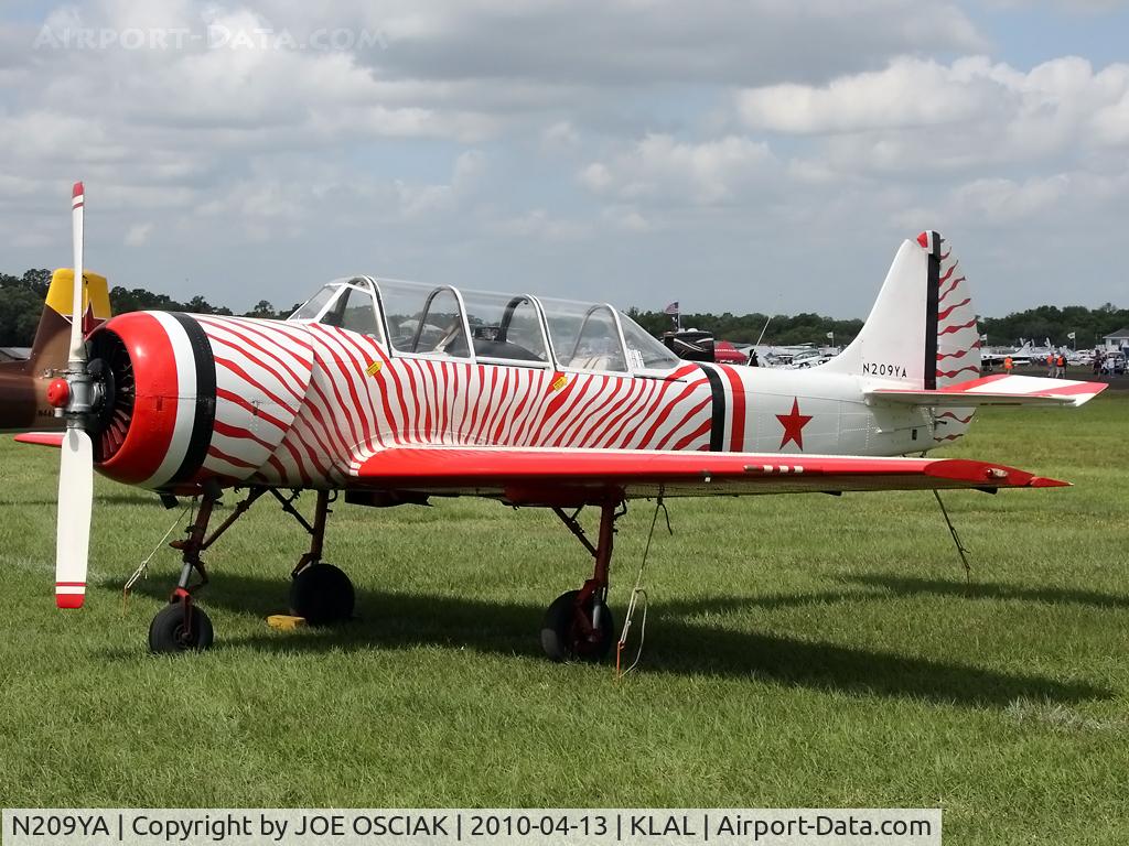 N209YA, 1987 Yakovlev Yak-52 C/N 878009, @KLAL