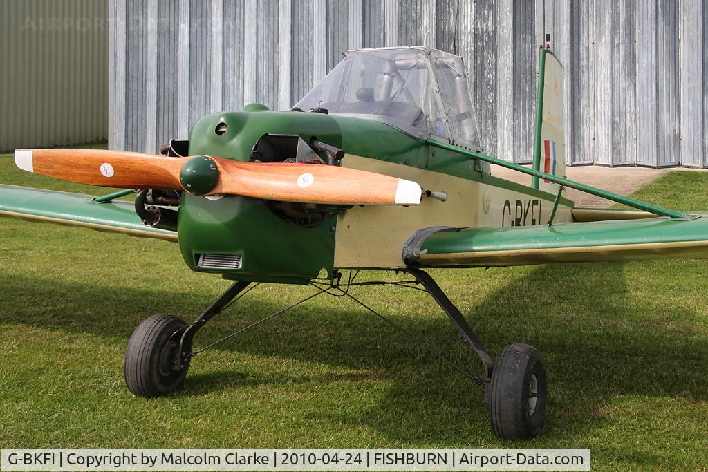 G-BKFI, 1985 Evans VP-1 Series 2 Volksplane C/N PFA 062-10491, Evans VP-1 Srs 2 at Fishburn Airfield, UK in 2010.