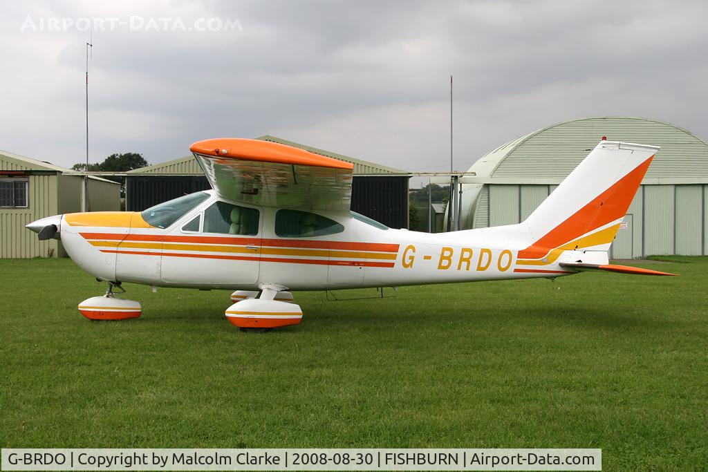 G-BRDO, 1975 Cessna 177B Cardinal C/N 17702166, Cessna 177B Cardinal at Fishburn Airfield, UK in 2008.