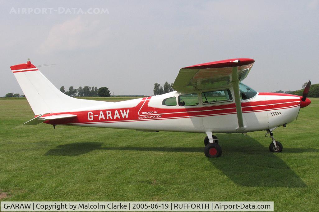 G-ARAW, 1960 Cessna 182C Skylane C/N 52843, Cessna 182C Skylane at Rufforth Airfield, N Yorks in 2005.