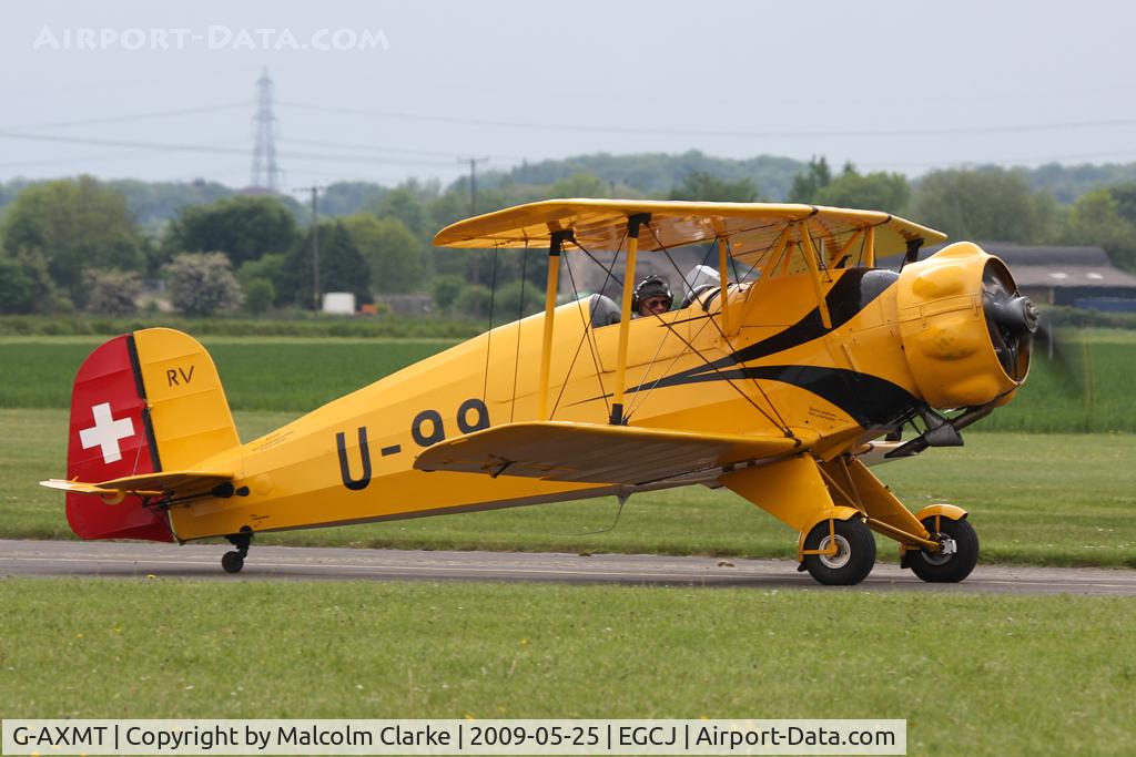G-AXMT, 1938 Bucker Bu-133C Jungmeister C/N 46, Doflug Bu-133C Jungmeister at Sherburn-in-Elmet Airfield in 2009.