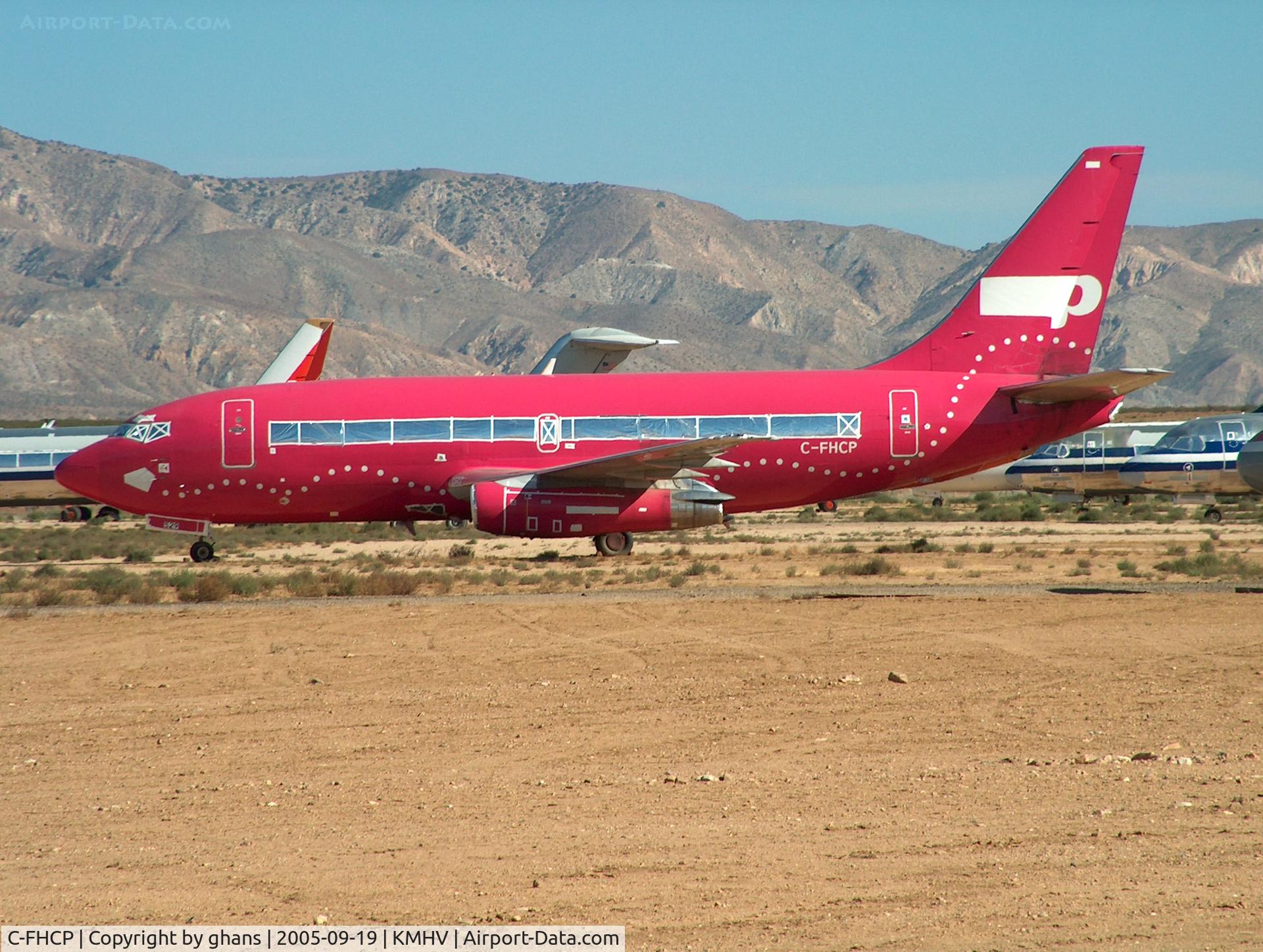 C-FHCP, 1980 Boeing 737-2T5 C/N 22024, After service with Zip now waiting in the desert.