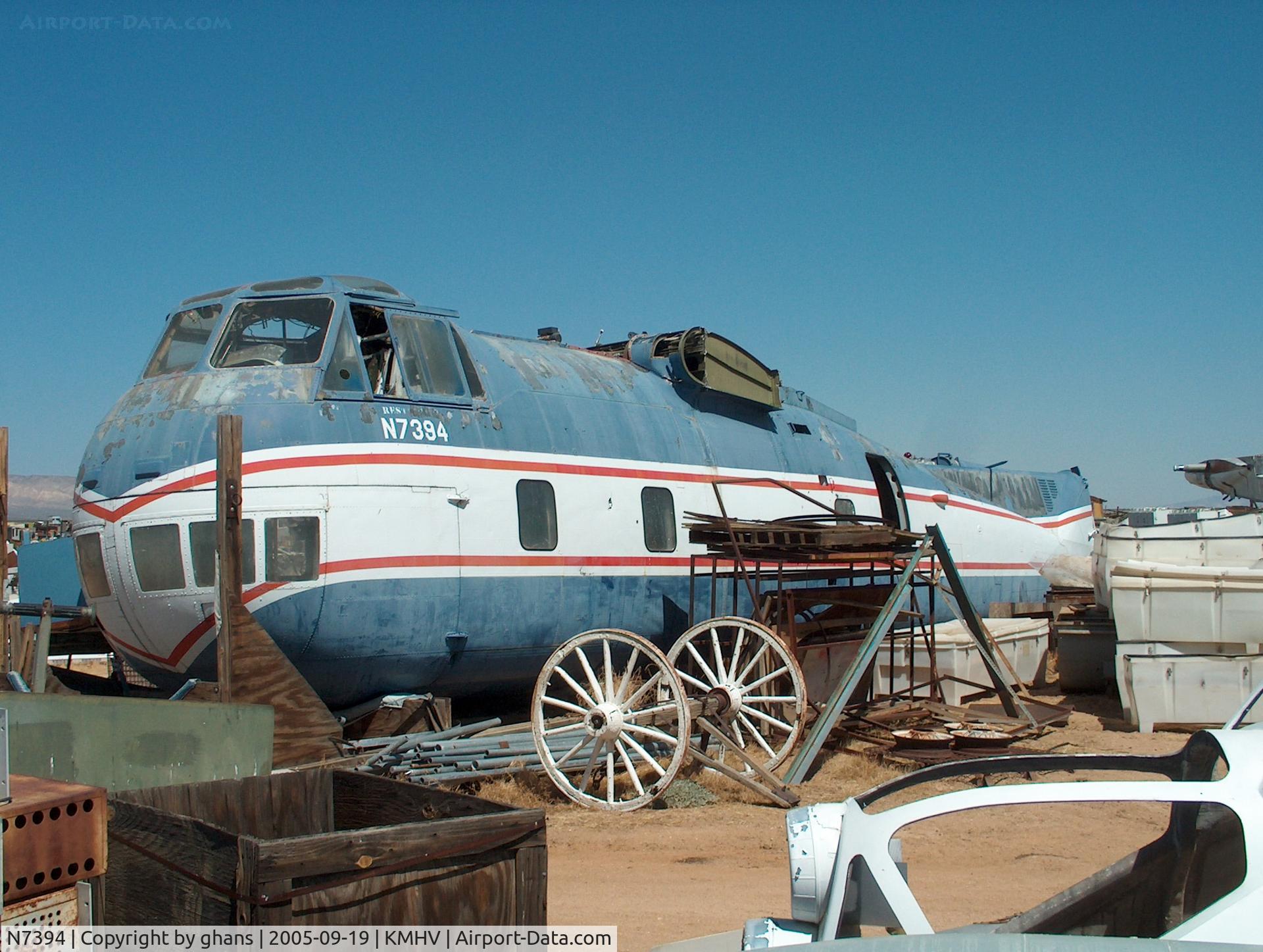 N7394, 1959 Sikorsky CH37C C/N 145875, This helicopter will not fly no more