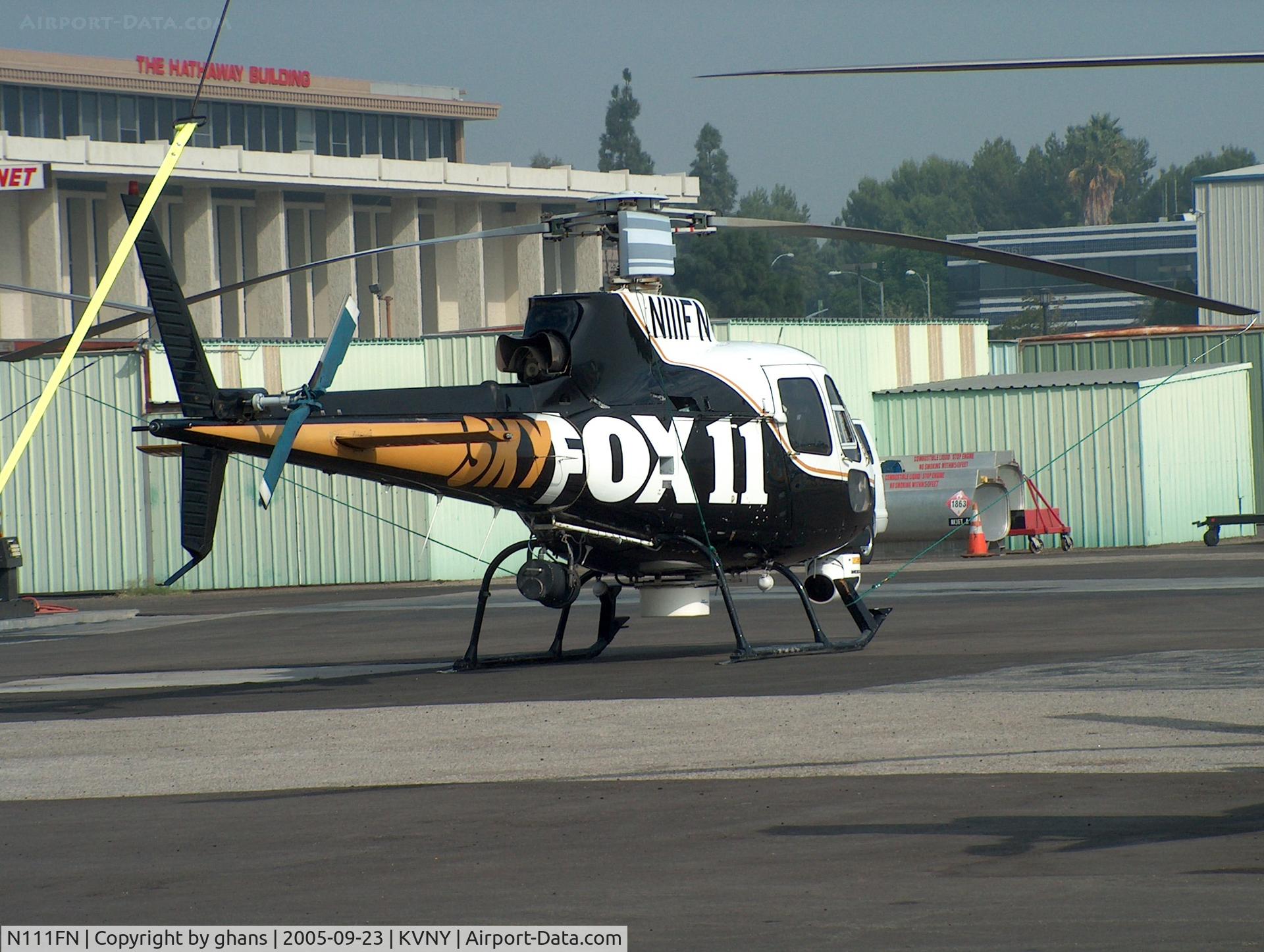 N111FN, 1987 Eurocopter AS-350B-2 Ecureuil Ecureuil C/N 2060, Flying for SkyFox 11 news.