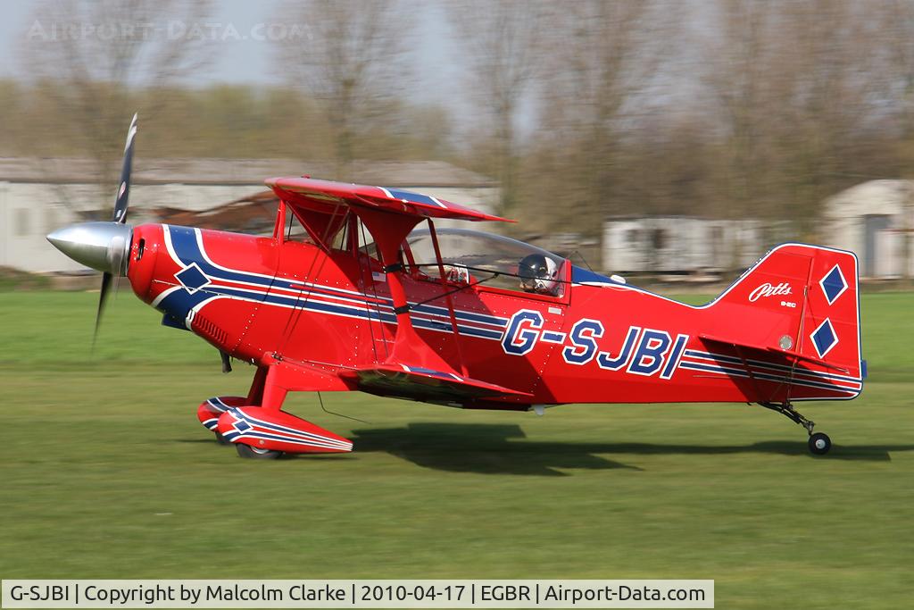 G-SJBI, 2007 Aviat Pitts S-2C Special C/N 6082, Aviat Pitts S-2C Special. Winner of the 2010 John McLean Trophy competition at Breighton Airfield.
