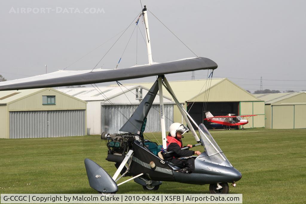 G-CCGC, 2003 Mainair Pegasus Quik C/N 7958, Mainair Pegasus Quik at Fishburn Airfield in 2010.