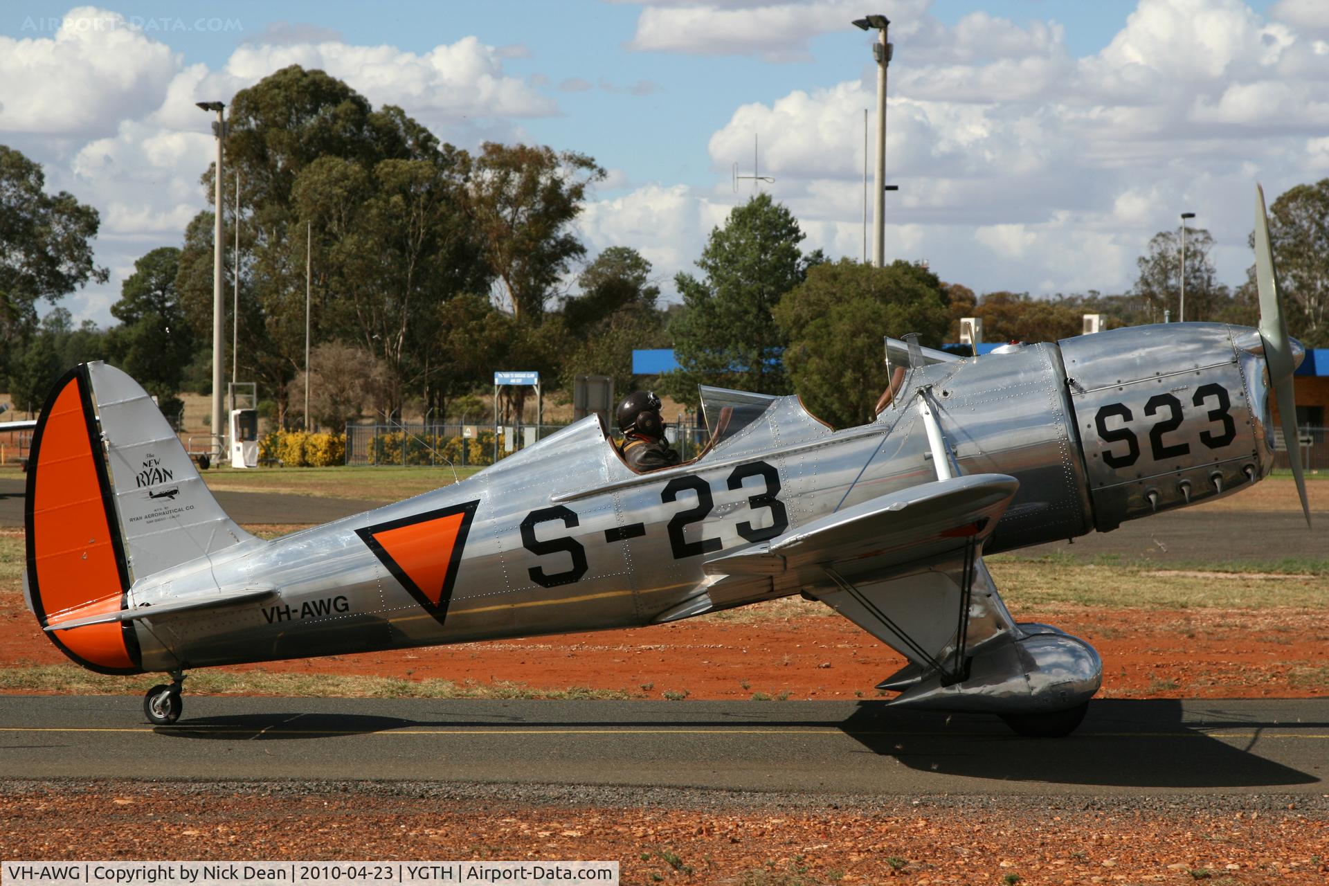 VH-AWG, 1940 Ryan STM-S2 C/N 459, YGTH
