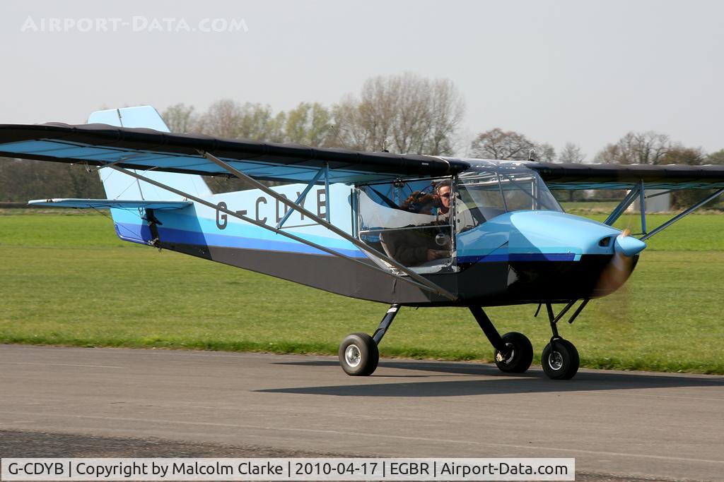 G-CDYB, 2006 Rans S-6ES Coyote II C/N PFA 204-14416, Rans S-6ES Coyote II at Breighton Airfield, UK in 2010.