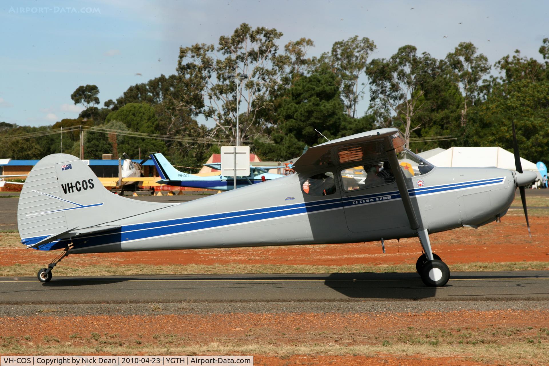 VH-COS, 1954 Cessna 170B C/N 26231, YGTH