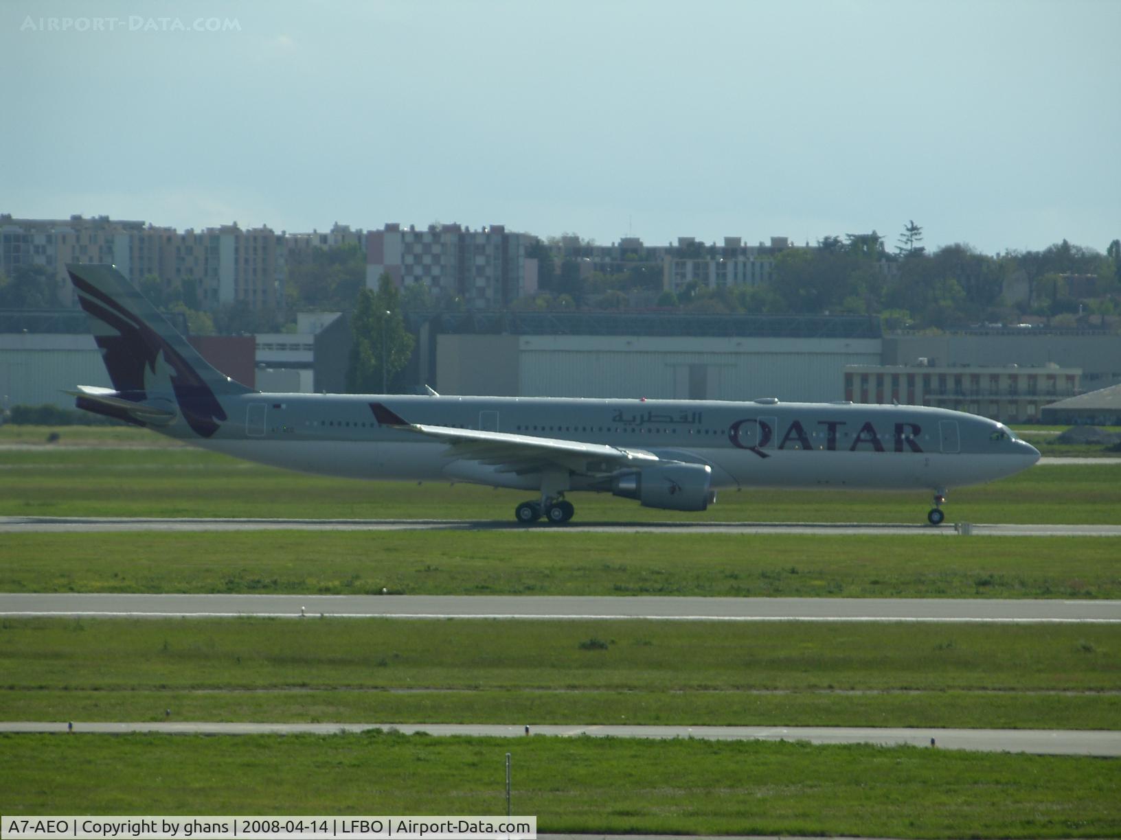 A7-AEO, 2008 Airbus A330-302 C/N 918, Leaving for Qatar