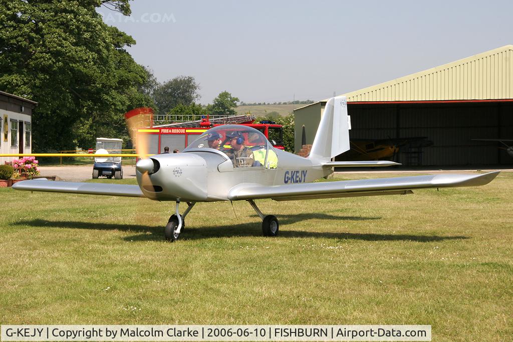 G-KEJY, 2004 Cosmik EV-97 TeamEurostar UK C/N 2017, Evektor Aerotechnik EV-97 Teameurostar UK at Fishburn Airfield, UK in 2006.