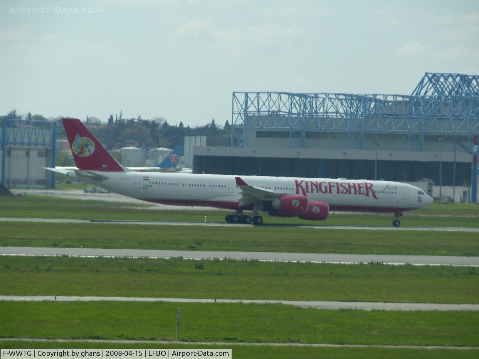 F-WWTG, 2008 Airbus A340-542 C/N 886, Not to be delivered to Kingfisher .