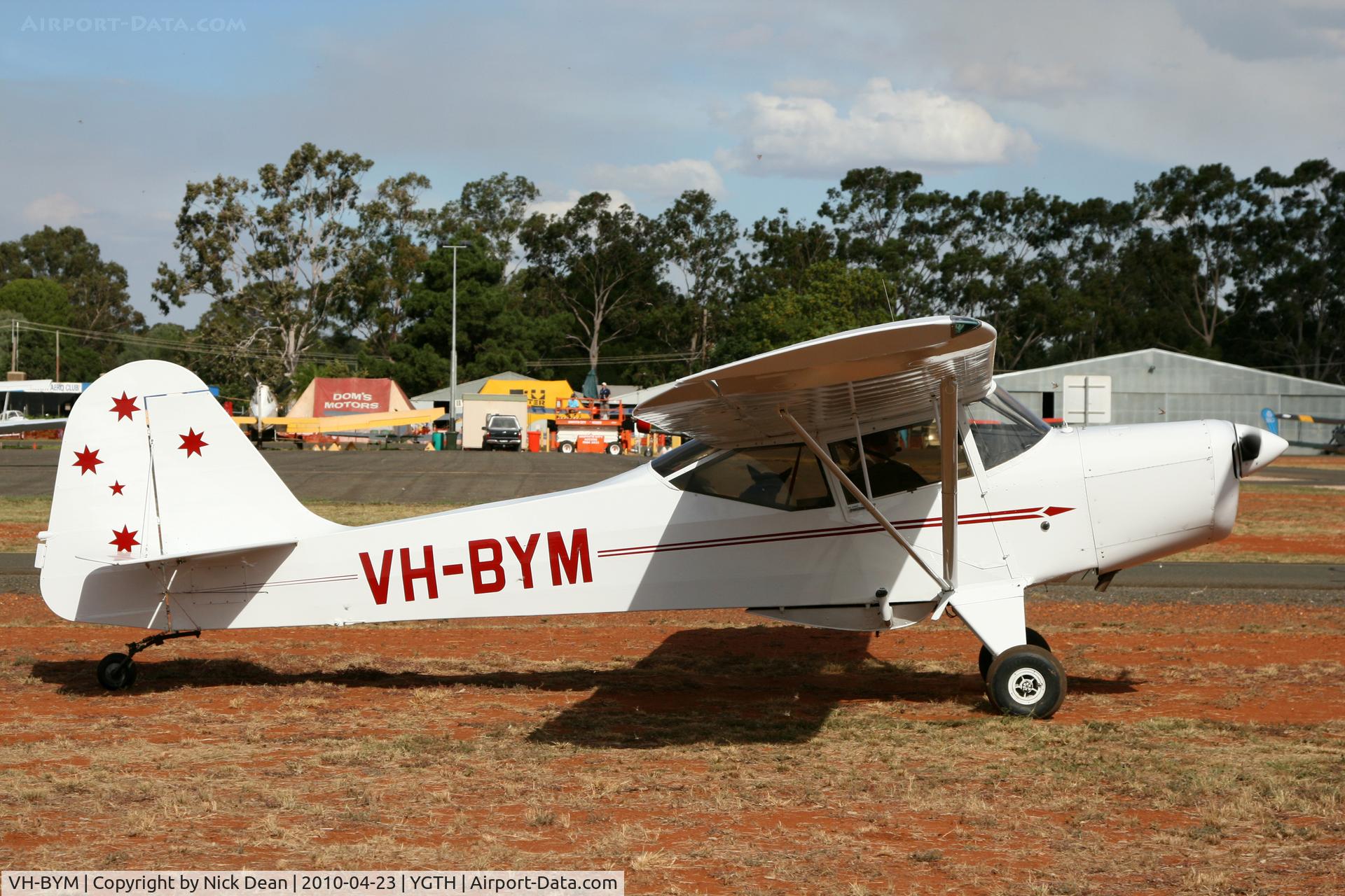 VH-BYM, 1952 Taylorcraft J Auster 5 C/N 1772, YGTH